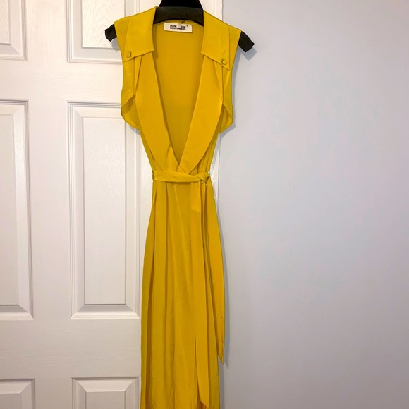 DVF sleeveless shirt midi dress - Picture 1 of 3